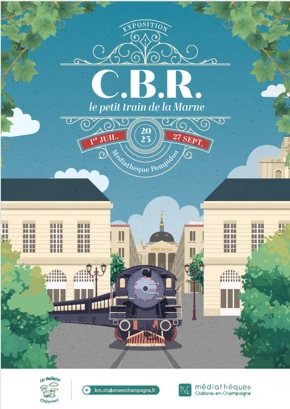 Visite guidée de l’exposition C.B.R. le petit train de la Marne 
